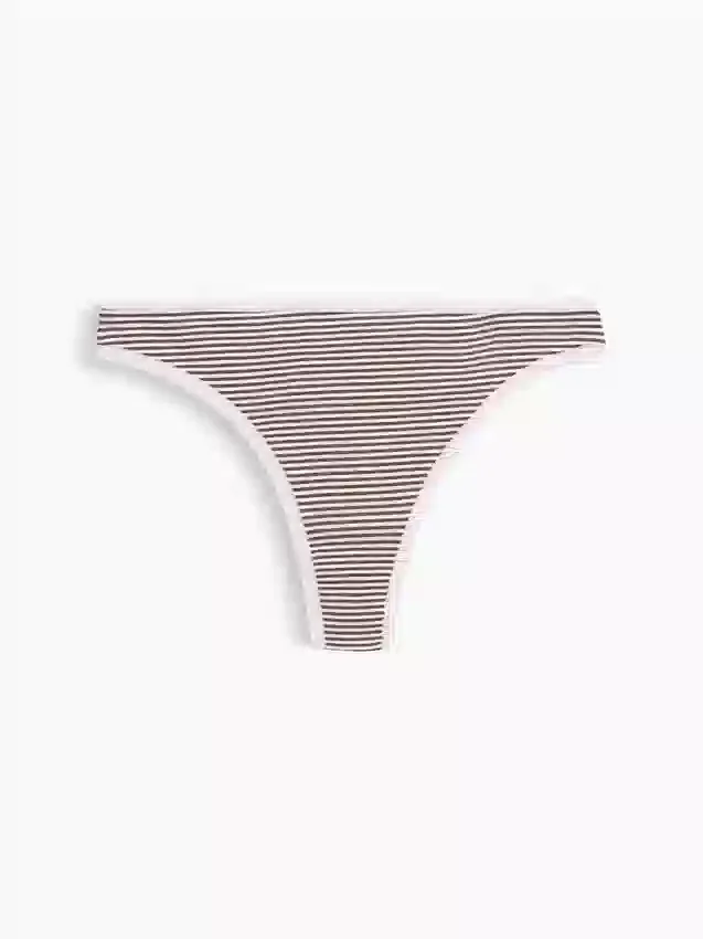 Tanga de algodón orgánico elástico súper suave