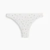 Tanga de algodón orgánico elástico súper suave