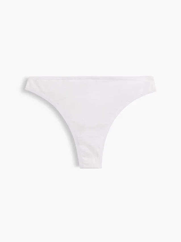 Tanga de algodón orgánico elástico súper suave