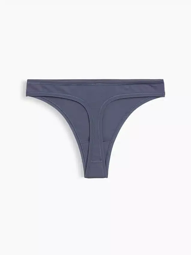 Tanga de algodón orgánico elástico súper suave
