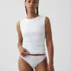 Tanga de algodón orgánico elástico súper suave (paquete de 3)