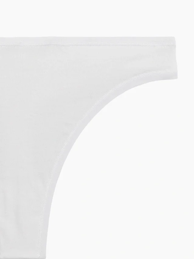 Tanga de algodón orgánico elástico súper suave (paquete de 3)