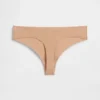 Tanga invisible de algodón orgánico elástico