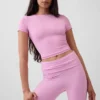 Top corto cruzado reversible GapFit Smooth