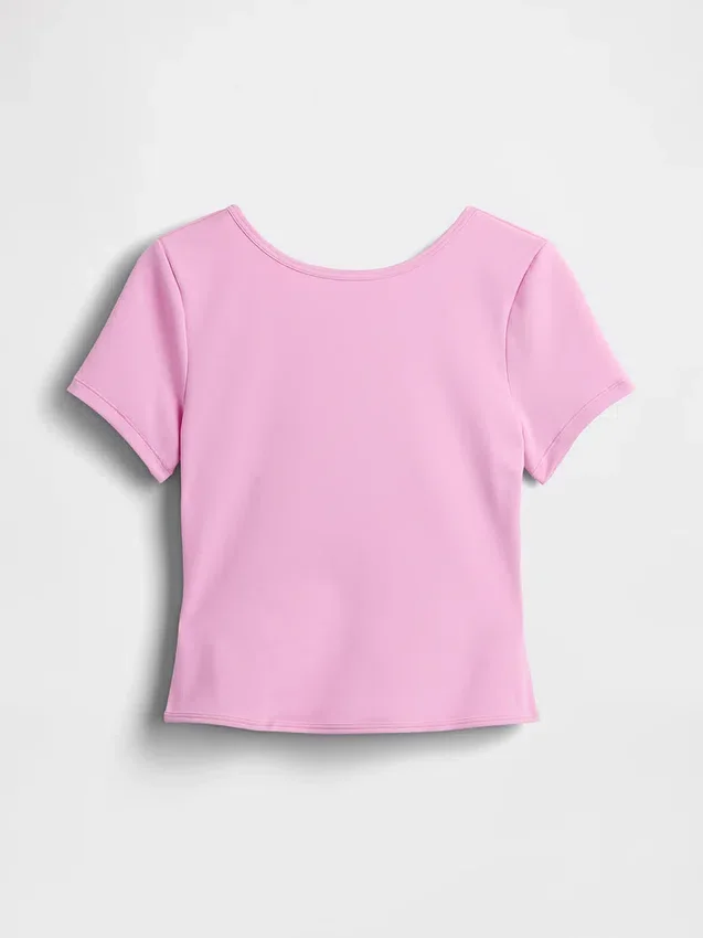 Top corto cruzado reversible GapFit Smooth