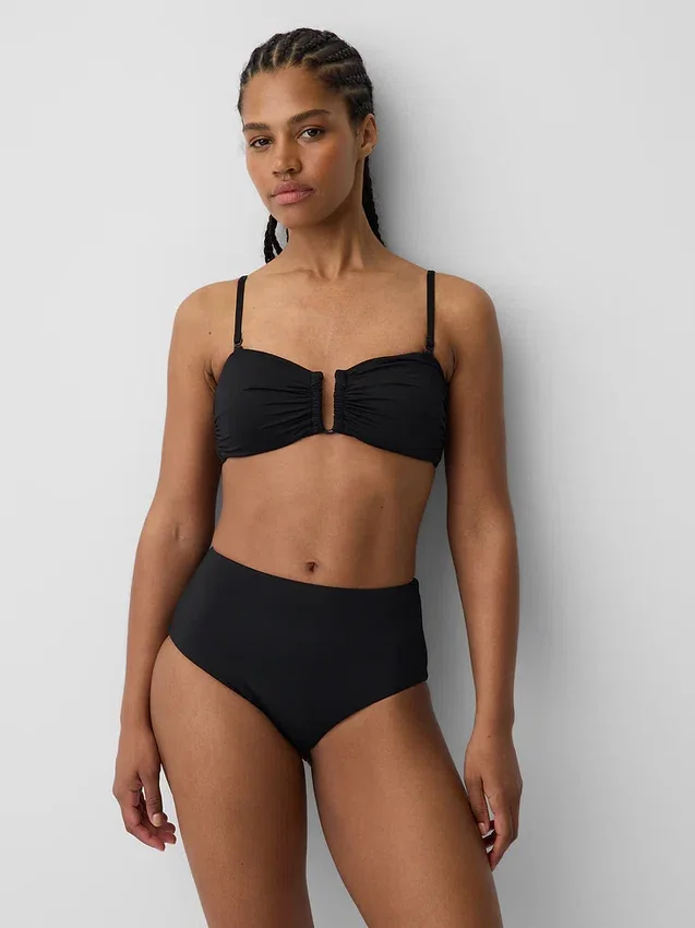 Top de bikini bandeau convertible