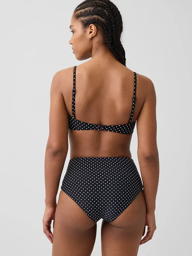 Top de bikini bandeau convertible