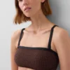 Top de bikini tipo bandeau