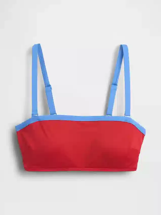 Top de bikini tipo bandeau