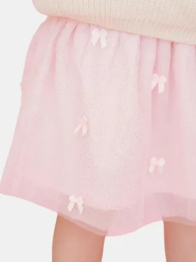 Tutu con moños en tono rubor de Sweet Wink