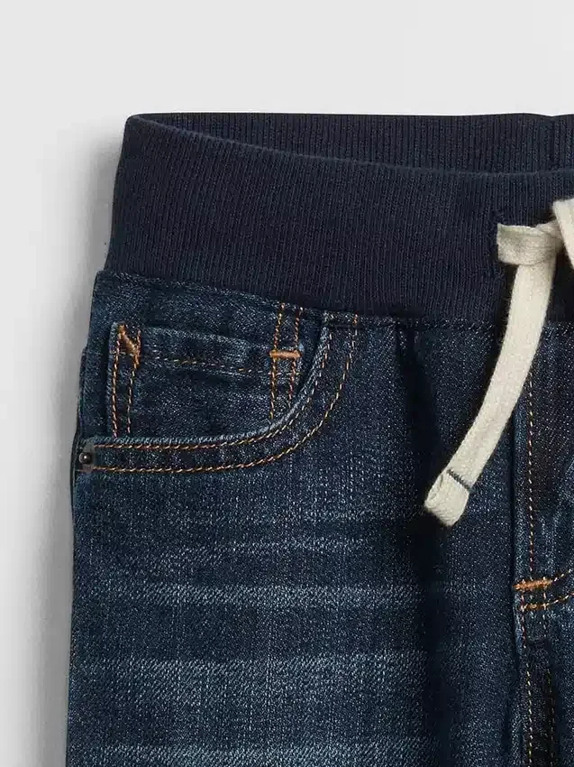 Vaqueros ajustados sin cordón para bebés y niños pequeños