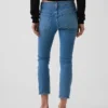 Vaqueros capri de talle bajo