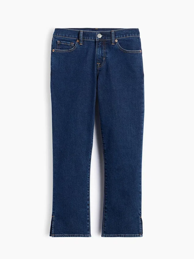 Vaqueros capri de talle bajo