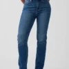 Vaqueros Curvy de talle alto, estilo delgado y recto de los años 90