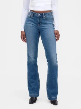 Vaqueros Curvy de talle bajo, largos y ajustados