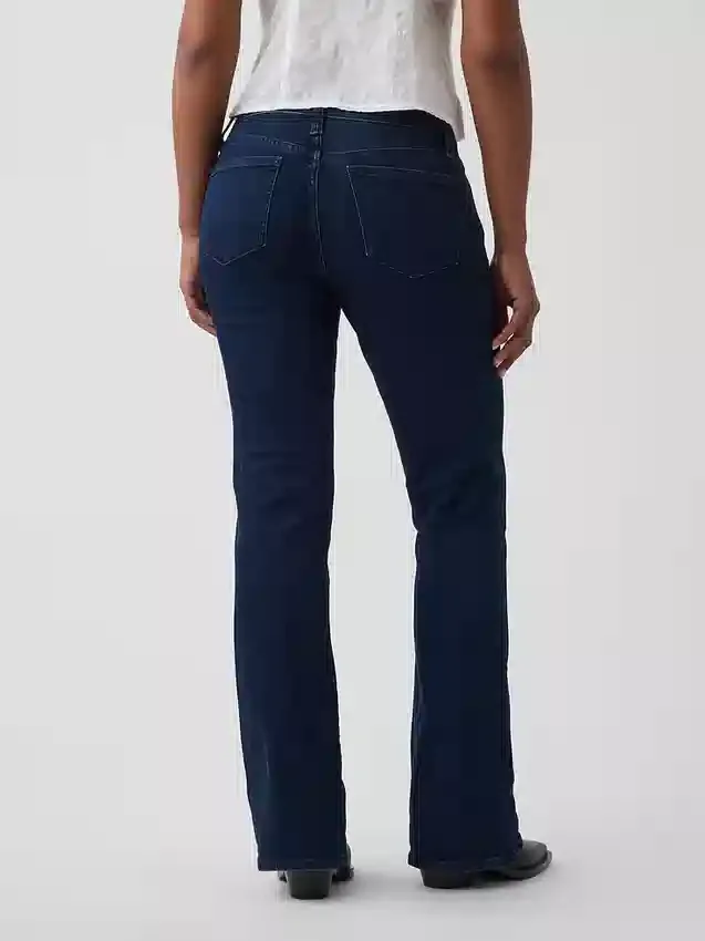 Vaqueros Curvy de talle bajo, largos y ajustados