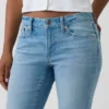 Vaqueros Curvy de talle bajo, largos y ajustados