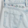 Vaqueros de corte ancho y talle bajo para niños