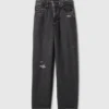 Vaqueros de corte ancho y talle bajo para niños