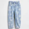 Vaqueros de mezclilla Daisy Horseshoe para bebés y niños pequeños