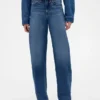 Vaqueros de talle alto con corte arqueado de GAP × Victoria Beckham