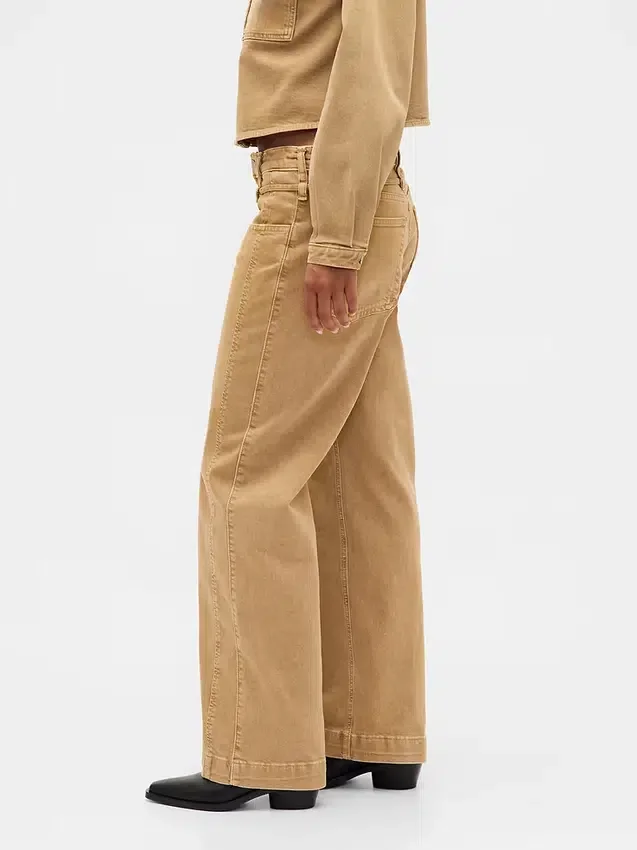Vaqueros de talle bajo, estilo de los 90, holgados y con microcinturón