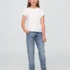 Vaqueros de talle medio estilo «girlfriend» para niñas