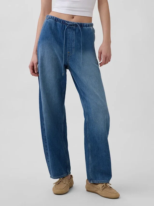 Vaqueros Easy Barrel de talle alto
