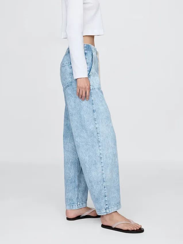 Vaqueros Easy Barrel de talle alto