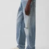Vaqueros rectos de corte holgado