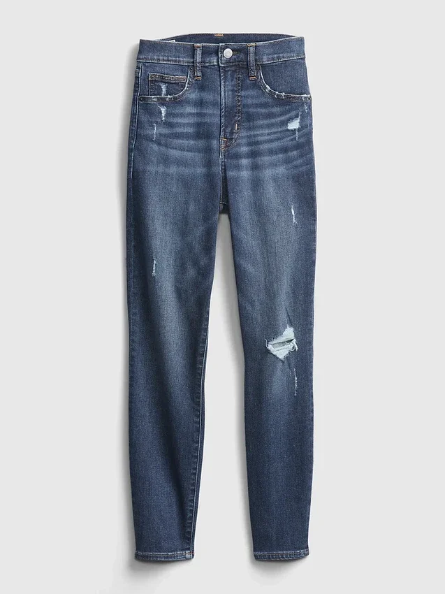 Vaqueros skinny de talle alto