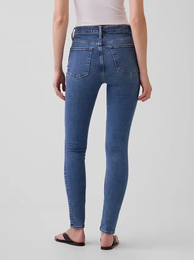Vaqueros skinny de talle alto