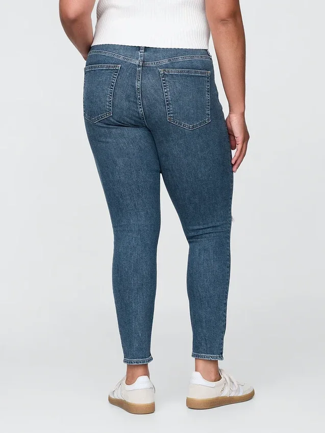 Vaqueros skinny de talle alto