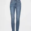Vaqueros skinny de talle alto