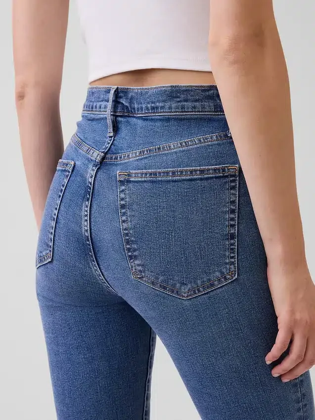 Vaqueros skinny de talle alto