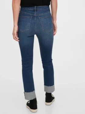 Vaqueros slim vintage de talle alto