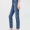 Vaqueros slim vintage de talle alto