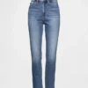 Vaqueros slim vintage de talle alto