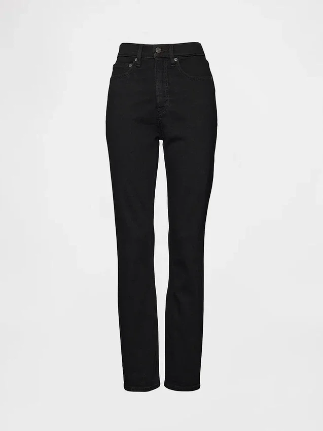 Vaqueros slim vintage de talle alto
