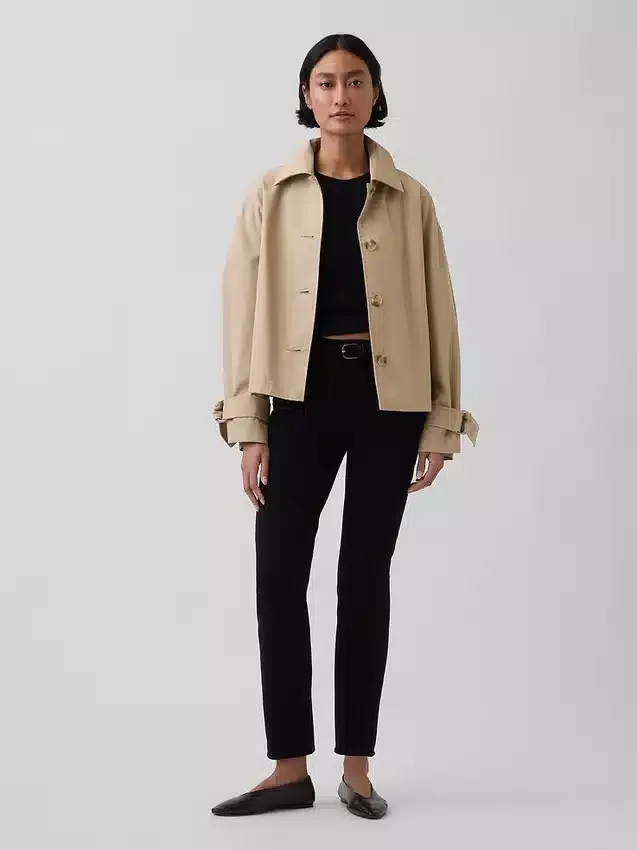 Vaqueros slim vintage de talle medio