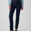 Vaqueros slim vintage de talle medio