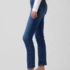 Vaqueros slim vintage de talle medio