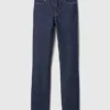 Vaqueros slim vintage de talle medio