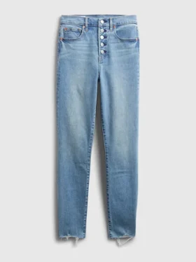 Vaqueros true skinny de talle alto con bolsillos secretos que alisan la silueta