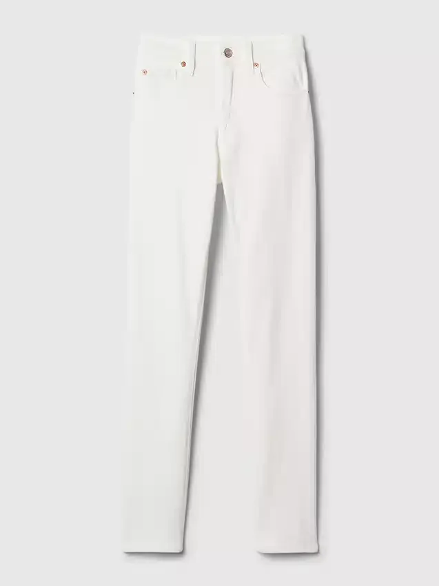 Vaqueros True Skinny de talle medio