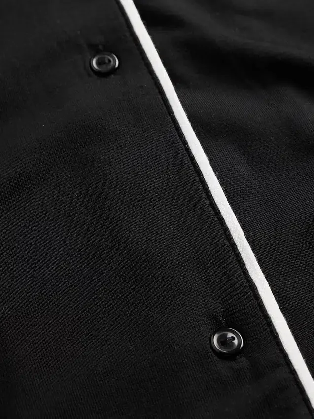 Vestido camisero de pijama de modal supersuave