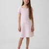 Vestido de jerséu de ganchillo para niños