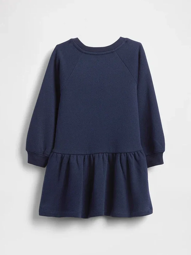 Vestido de sudadera para bebés y niños