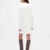 Vestido de suéter mini de punto trenzado CashSoft
