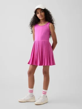 Vestido de tenis plisado para niñas